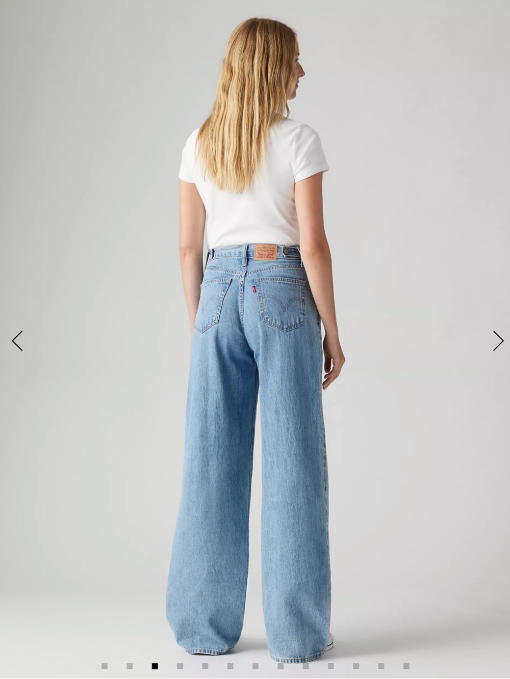 Levi’s Cinch Baggy Light Blue Wide Leg Jeans